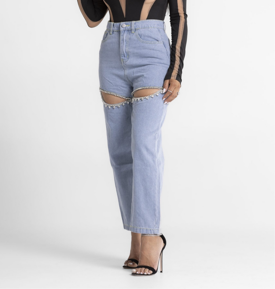 Slit Jeans FINAL SALE, NO RETURS, NO EXCHANGE!