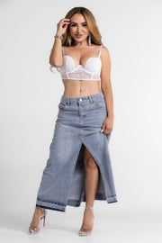 Basically denim skirt FINAL SALE, NO RETURS, NO EXCHANGE!