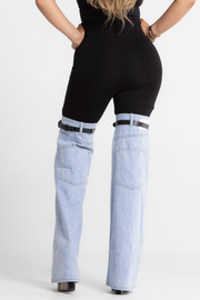 Jean Flare Leggings FINAL SALE, NO RETURS, NO EXCHANGE!